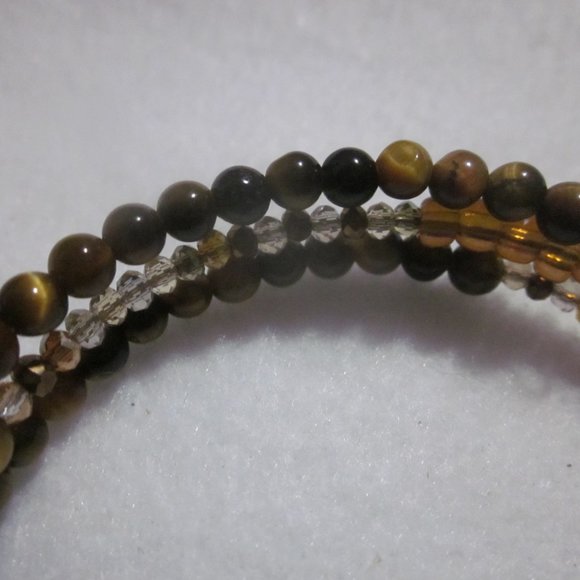 Multi Brown Memory / Wrap / Bracelet - Picture 8 of 8